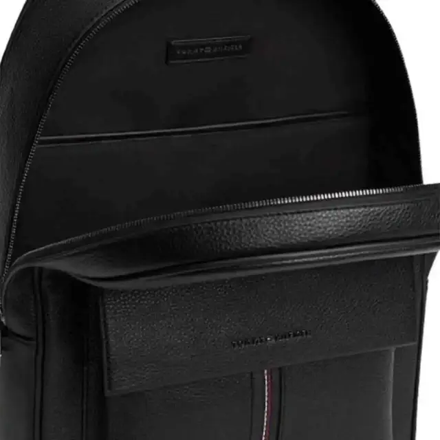 Tommy Hilfiger Ανδρικό Μεγάλο Σακίδιο Πλάτης TH Central Μαύρο 3