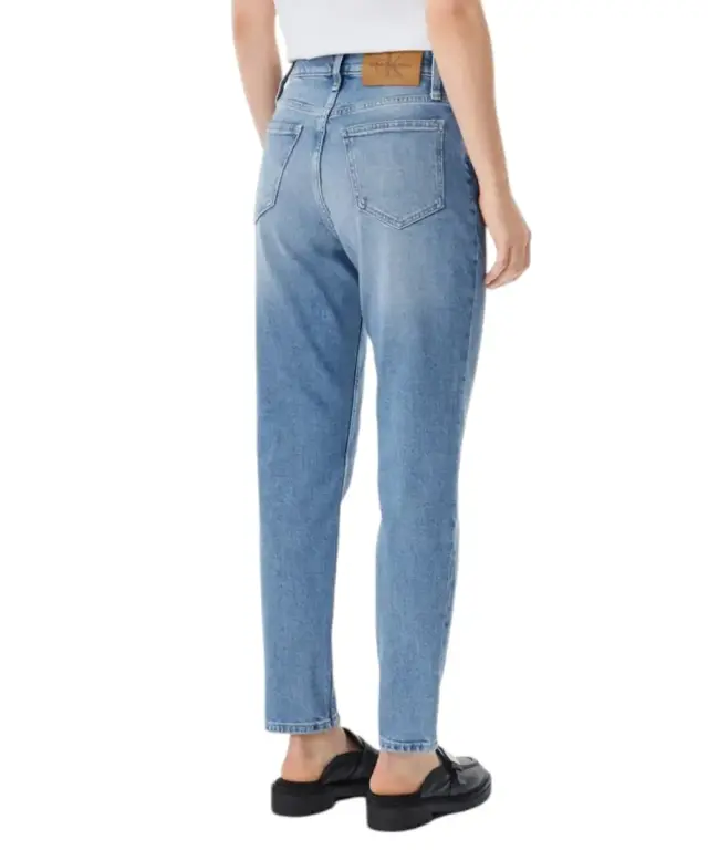 Calvin Klein - Γυναικείο Παντελόνι Jean Ck Mom Fit J20J225148-1AA Γαλάζιο 2