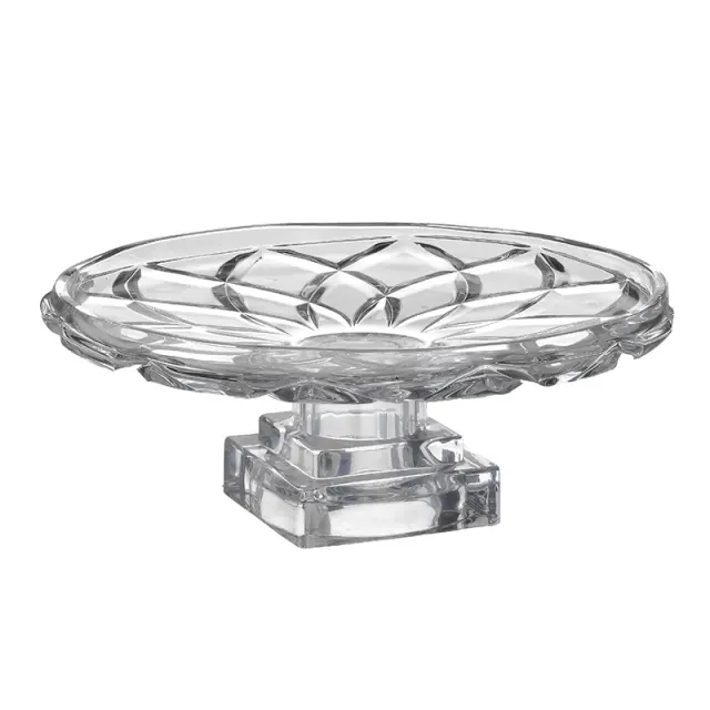 Τουρτιέρα Διάφανο Γυαλί Φ32x12cm 6-70-504-0069