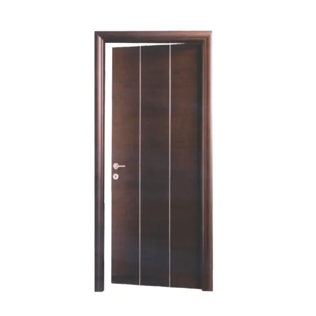 Εσωτερική Πόρτα Wenge με inox ΚΠ 105 3