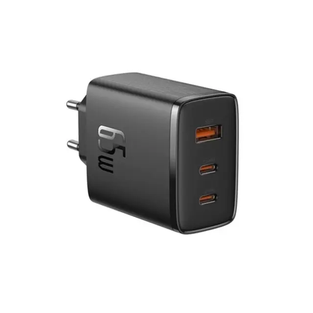 Baseus Φορτιστής Cube Pro 65W GaN 2x USB-C / USB-A Black (P10152301113-00)