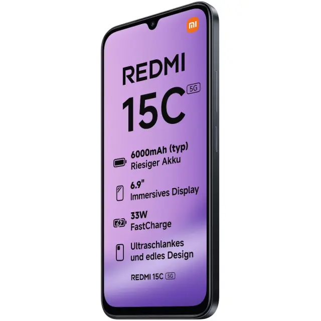 Xiaomi Redmi 15C 5G Dual Sim 6.9" 4GB/128GB NFC IP64 Midnight Black 2