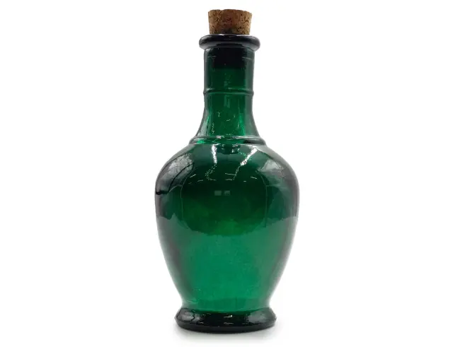 Διακοσμητικό Μπουκάλι με πώμα Glass Drops Andalucia (5620DB734) Aπό 100% ανακυκλωμένο γυαλί, Xωρητικότητας 250ml, Διαστάσεων Ø 8 x Υ 15 cm, Albahaca 5620DB734 2