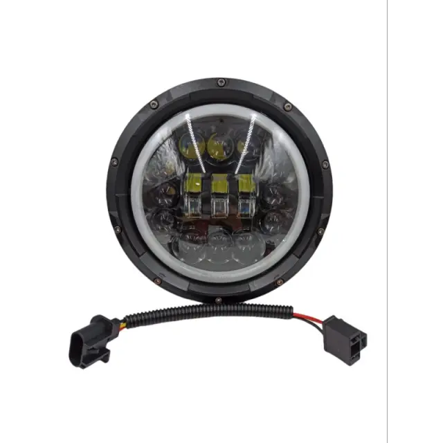 LED ΠΡΟΒΟΛΕΑΣ 7'' Η4 ΜΕ ANGEL EYES 0620 2