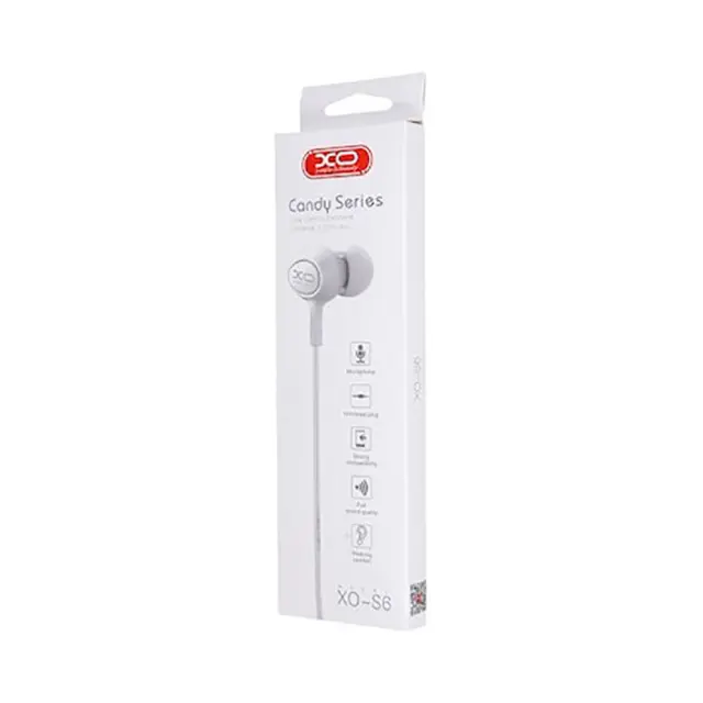 XO S6 Candy Series Handsfree White 2
