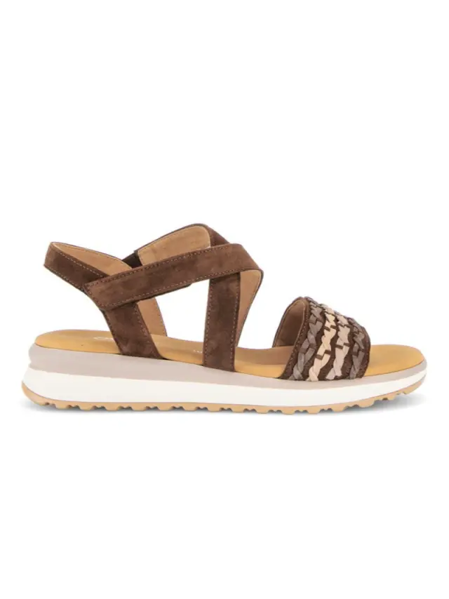 Gabor Πέδιλα Γυναικείο δέρμα Nubuck Καφέ GAB/82848 31-CACAO - 41 3