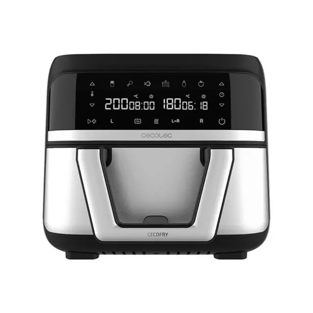 Cecotec Air Fryer Cecofry Dual 9000 9L Silver (256)
