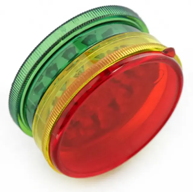 Rasta Grinder Τρίφτης Πλαστικός 60mm - 3 Parts 2