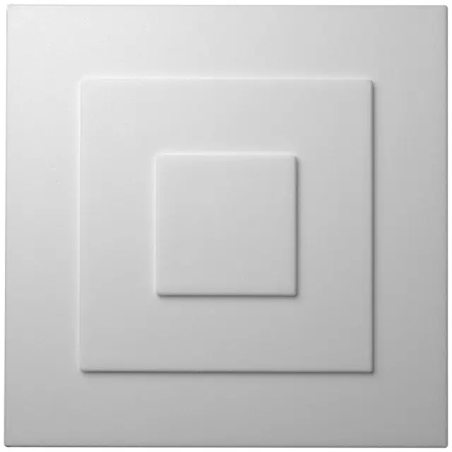 Deco Ροζέτα Οροφής Φωτιστικού πολυστερίνης 30x30cm Λευκή / Yvonne