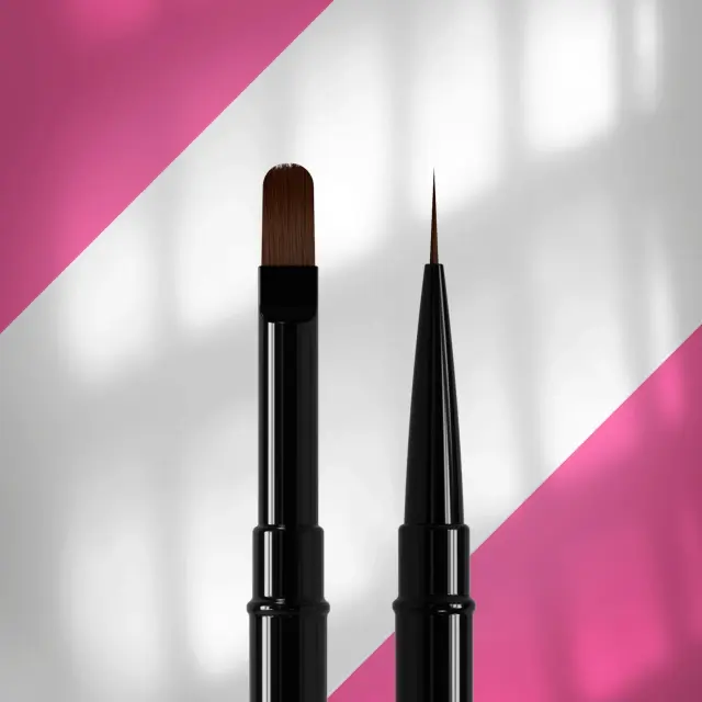Staleks Διπλό Πινέλο Liner & Gel NBE-03/06
