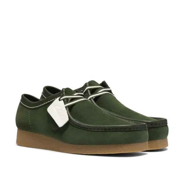 Clarks Wallabee Evo Green Green Suede - 45