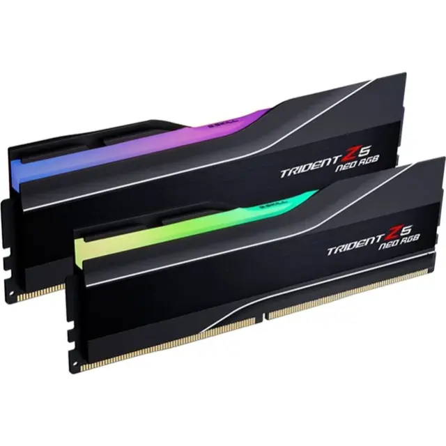 G.Skill DIMM 32 GB DDR5-6400 (2x 16 GB) Dual-Kit (black, F5-6400J3039G16GX2-TZ5NR, Trident Z5 Neo RGB, AMD EXPO)