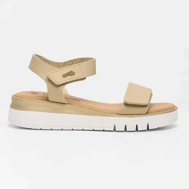 Comodissima Πέδιλα Γυναικείο δέρμα Μπεζ COM/430025 BEIGE