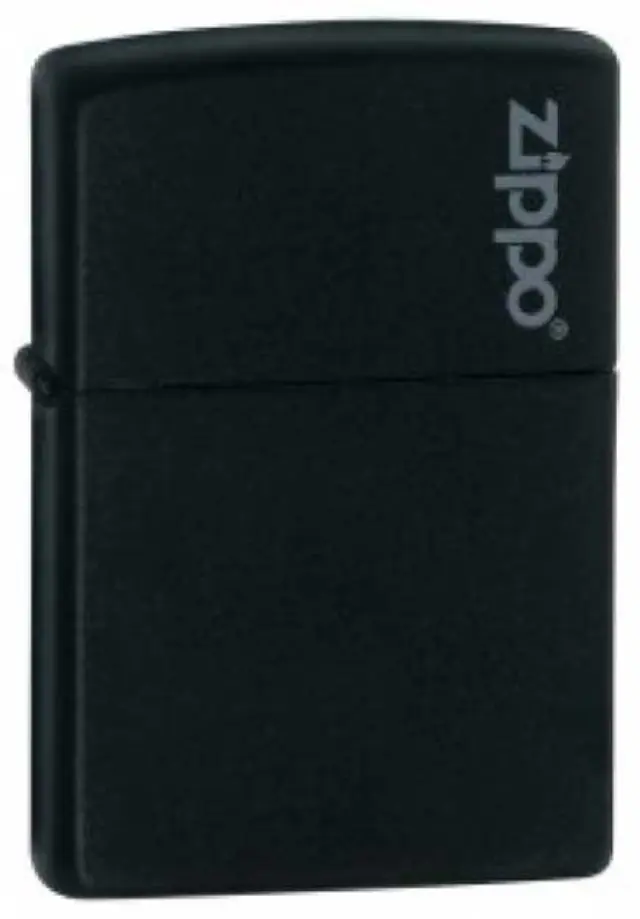 ZIPPO Αναπτήρας - 218 ZL Black Matt Με Λογότυπο Zippo