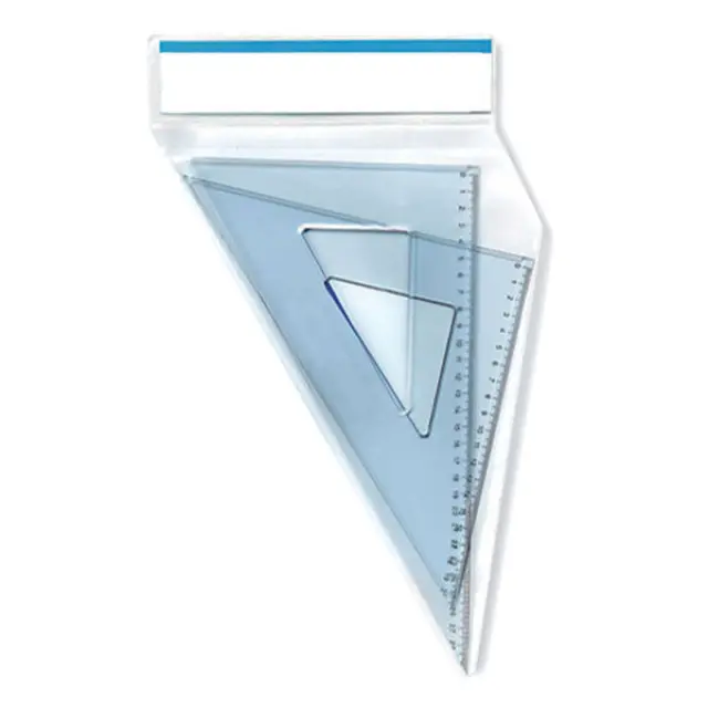 Τρίγωνα ILCA 72500 Ζεύγη 35cm 45° & 60° (2 τεμάχια)
