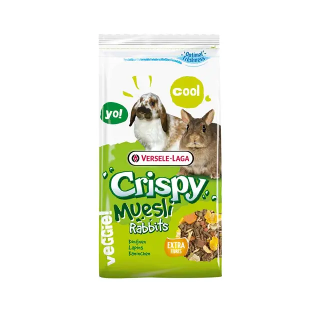 Versele Laga Crispy Muesli Rabbits Τροφή Κουνελιών Μίνι 1kg