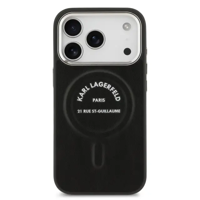 Karl Lagerfeld PU RSG Logo MagSafe Case for iPhone 17 Pro Black 3