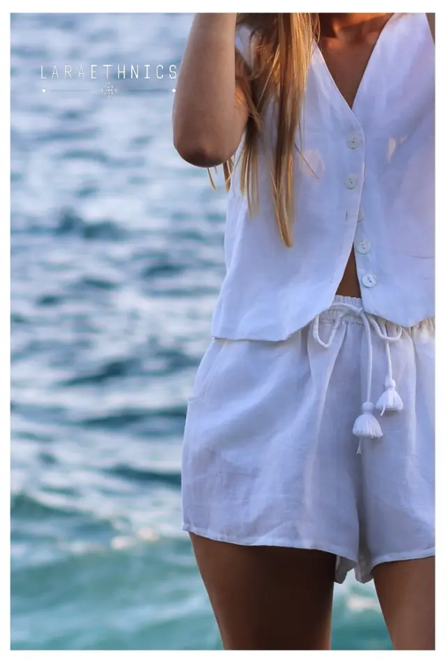 LARA ETHNICS "PAULINE" VEST (PAULINE-WHITE) 2