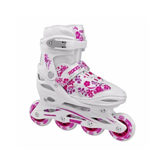 ROCES COMPY 8.0 ΠΑΤΙΝΙΑ ROLLER SKATES ΑΥΞΟΜΕΙΟΥΜΕΝΑ IN-LINE WHITE/VIOLET (No 38-41) 400809/00001