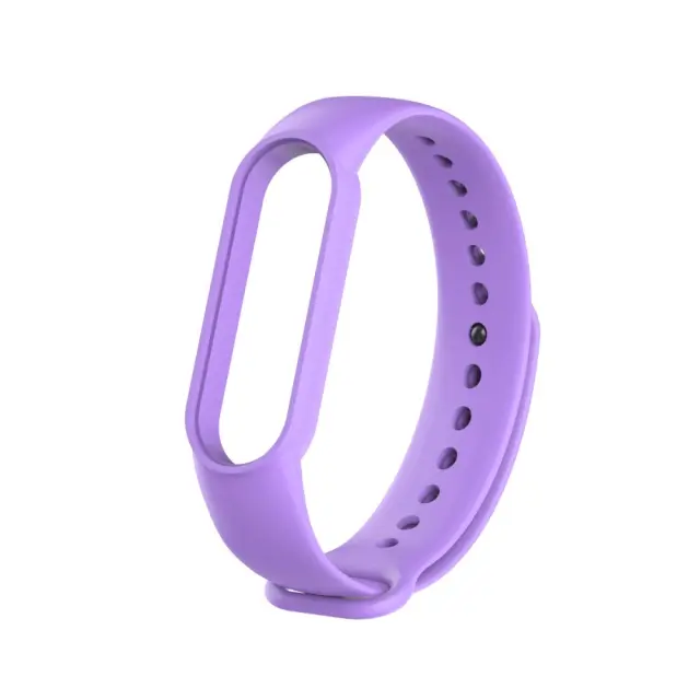 Λουράκι Σιλικόνης για Mi Band 5/6/7-Light Purple OEM