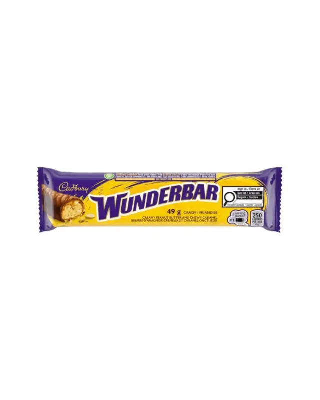 Cadbury Wunderbar 49gr (ΠΡΟΣΟΧΗ! Λιώνει!)