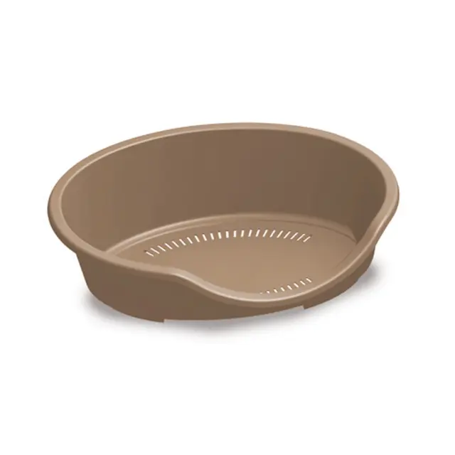 Πλαστικό Κρεβάτι Κατοικιδίων Καφέ 60x40x20cm