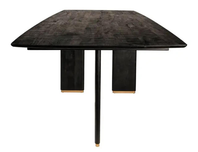 Τραπεζαρία Liber PTMD Luxury Living από Ξύλο Mango, με διαστάσεις 240x100x77cm - Black - Δεν περιλαμβάνονται οι καρέκλες 2