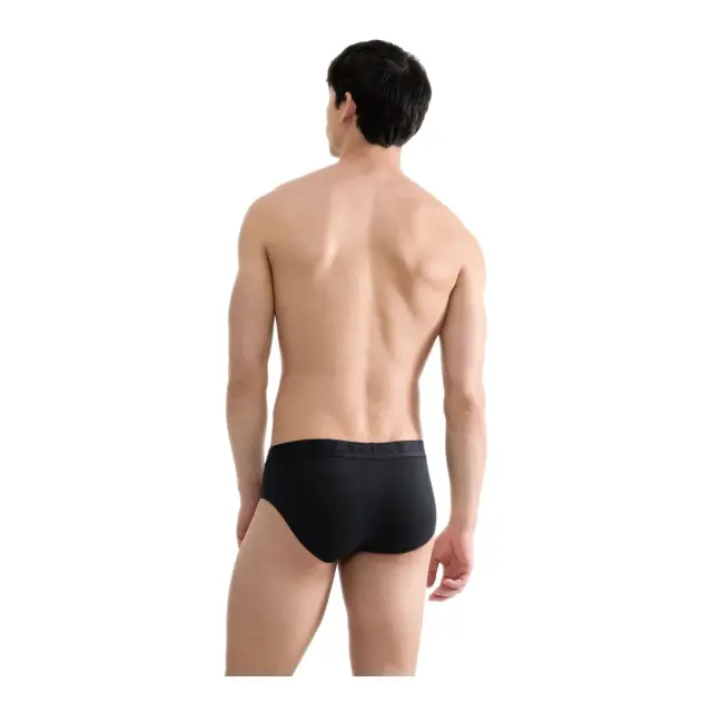 Sloggi Ανδρικό Slip SLG Base Soft Brief - Διπλό Πακέτο, Χρώμα Μαύρο 3