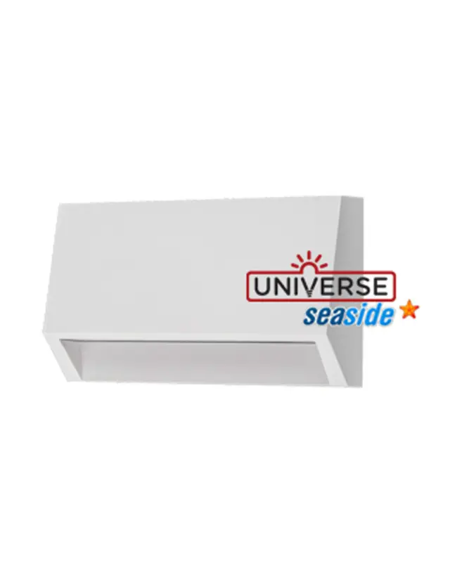 ΦΩΤΙΣΤΙΚΟ ΑΠΛΙΚΑ LED SLIM 70X160X33mm 3W 3000K 100lm ΙΡ65 ΠΛΑΣΤΙΚΟ ΛΕΥΚΟ SEASIDE UNIVERSE