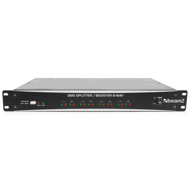 BEAMZ DMX SPLITTER / BOOSTER 8-WAY