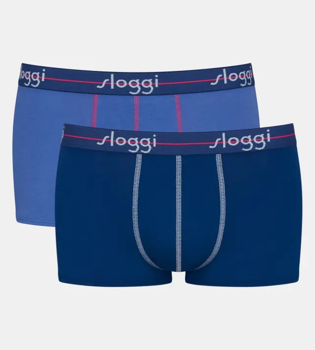 Sloggi Men Μποξεράκια Start Hipster Συνδυασμός Σκούρου Μπλε 2-Pack - XL