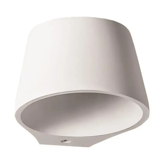 ΑΠΛΙΚΑ ΤΟΙΧΟΥ ΣΤΡΟΓΓΥΛΗ ΓΥΨΙΝΗ 1xE14 200x180x80 Άσπρο