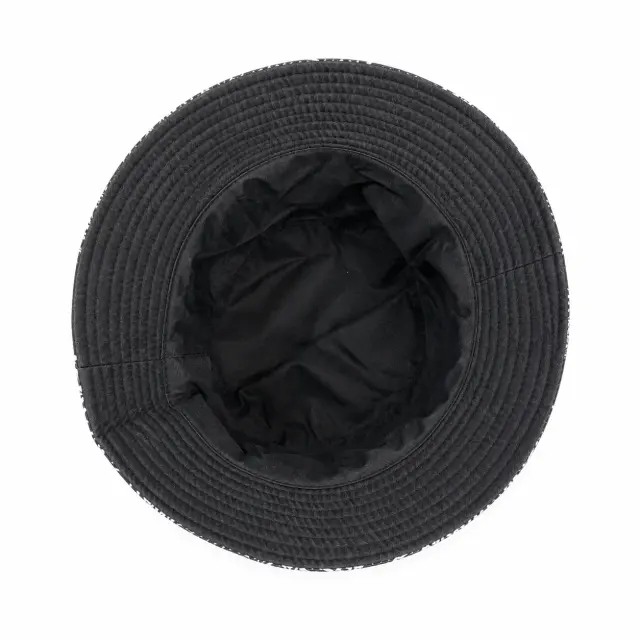 Ghetto Black Bucket Hat with Sea Pattern 2