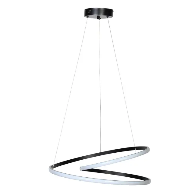 Φωτιστικό κρεμαστό Φ53 εκ. LED 55W 4000K μαύρο - GLOBOBOX C914/500 BK