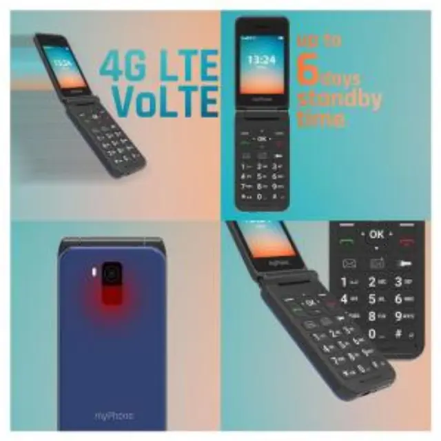 Κινητό Τηλέφωνο myPhone Flip LTE (Dual SIM) Μπλε N65274 3