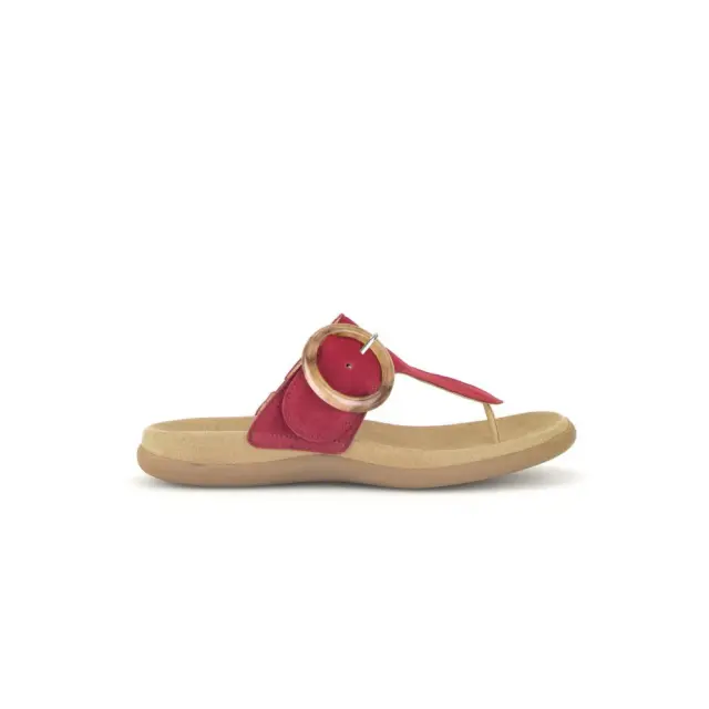 Gabor Παντόφλες Γυναικείο δέρμα Nubuck Κόκκινο GAB/43701 15-RUBIN