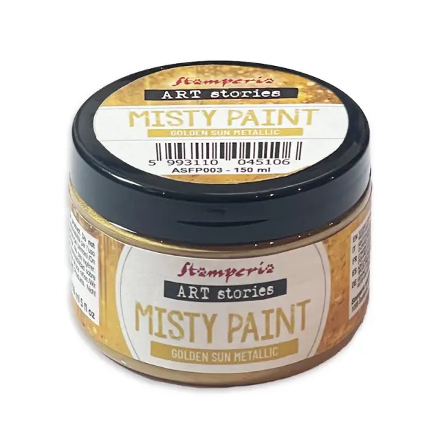 Misty Paint μεταλλικό Stamperia 150ml, Golden Sun
