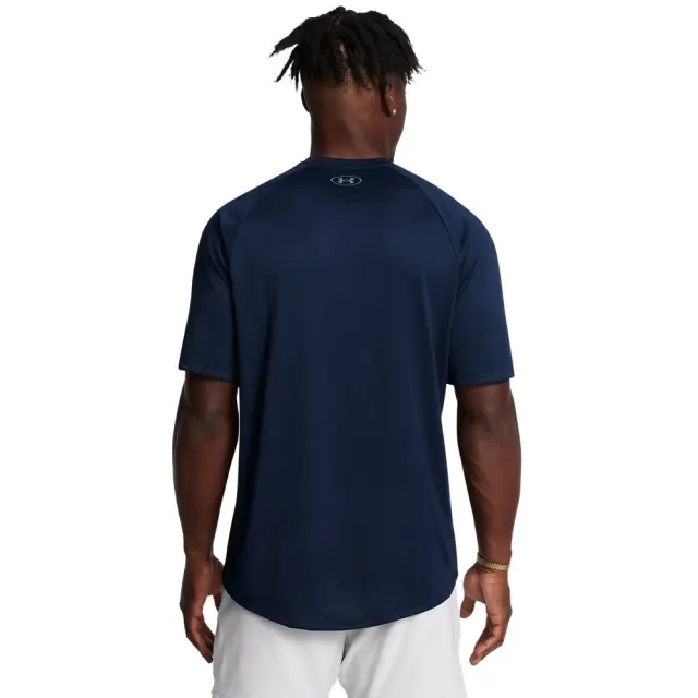 Under Armour Tech 2.0 SS T-Shirt (1326413-408) - Λευκό-Μπλέ 3