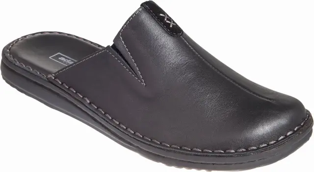 Adam' Shoes ανδρικές δερμάτινες παντόφλες 15852650119-1