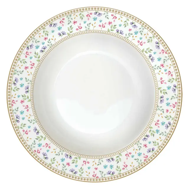 Easy Life Spring Bloom Πιάτο Σούπας Πορσελάνης Πολύχρωμο 21.5cm