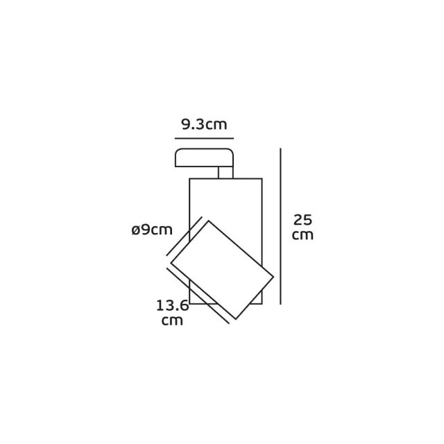 Spaa Σποτ ράγας αλουμινίου LED 220-240V 30W 4000K 2.400lm 36° λευκό Άσπρο 2
