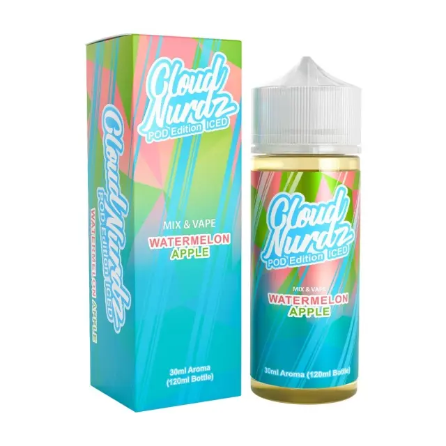 Cloud Nurdz Watermelon Apple Pod Edition Iced 30ml/120ml