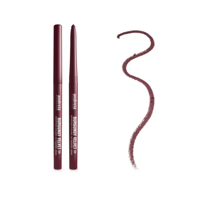 Andreia Velvet Waterproof Eyeliner 12hours Burgundy Velvet