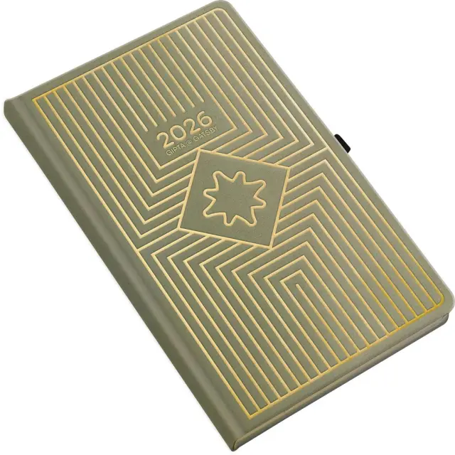 Ημερολόγιο 2026 Gatsby Ημερήσιο 17x24 Πράσινο / 626-4417-83 (Unipap)