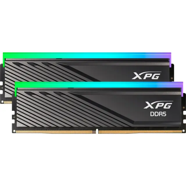 ADATA DIMM 32 GB DDR5-6000 (2x 16 GB) Dual-Kit (black, AX5U6000C3016G-DTLABRBK, XPG Lancer Blade RGB, INTEL XMP, AMD EXPO)