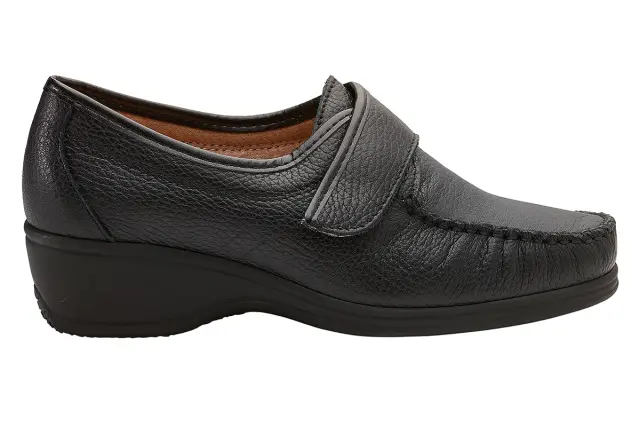 Toscana Μοκασίνια-Loafers Γυναικείο δέρμα Μαύρο TOS/2374 NERO 3
