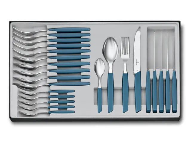 Σετ Μαχαιροπίρουνα Victorinox Swiss Modern - Blue - 24 τεμάχια 6.9096.11W2.24 3