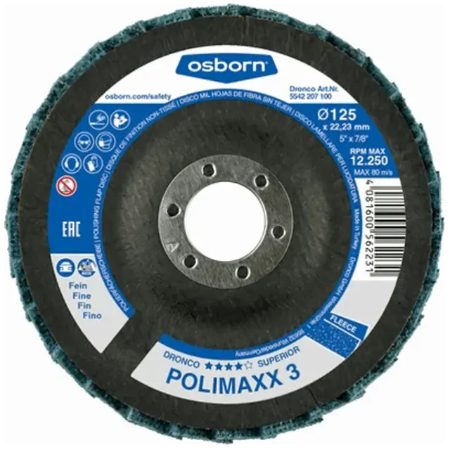 ΦΛΑΠ ΔΙΣΚΟΣ POLIMAXX 3 INOX Φ115MM DRONCO 5541207100