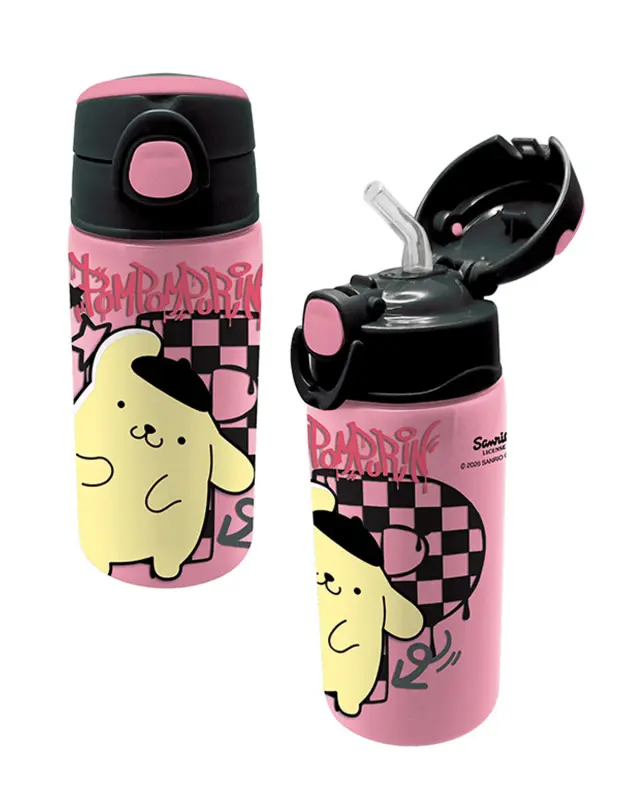 Graffiti Παγούρι Θερμός με Καλαμάκι 450ml Pompompurin (261412)