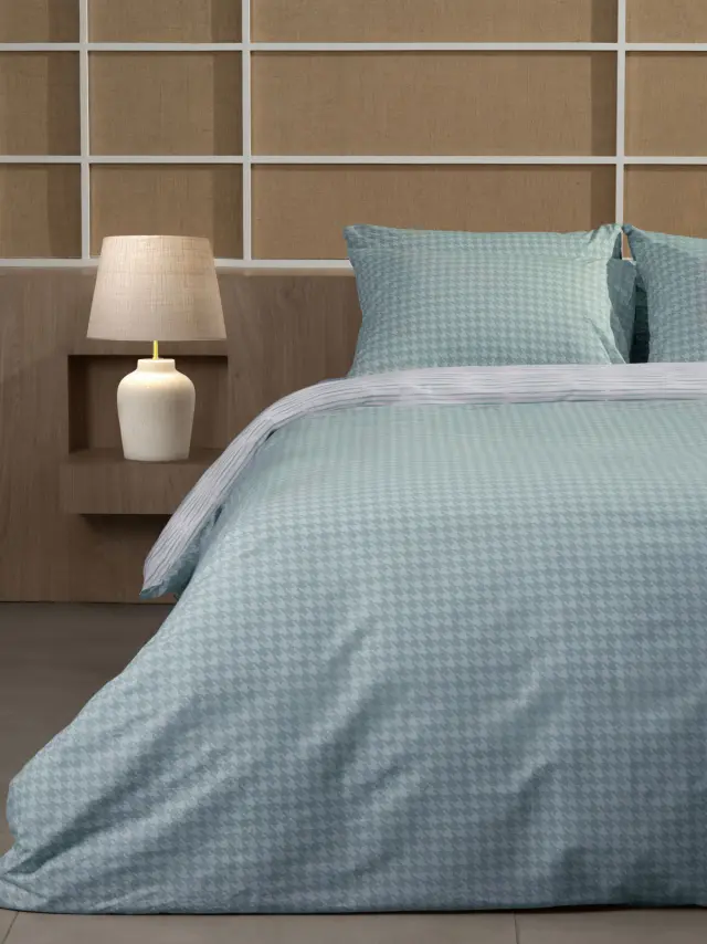Σετ Σεντόνια Cotton Feelings 2064 Aqua King Size (260x270) Sunshine